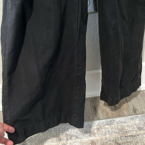 EVERLANE The Fatigue Apron Jumpsuit, Black, Size 0 - Picture 5 of 9